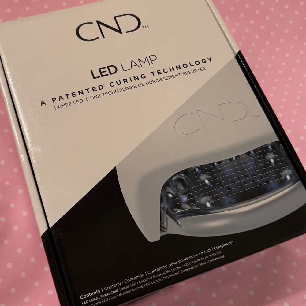CND PROFESSIONAL LED LIGHT Lamp Shellac Gel Nail Dryer BRAND NEW AUTHENTIC